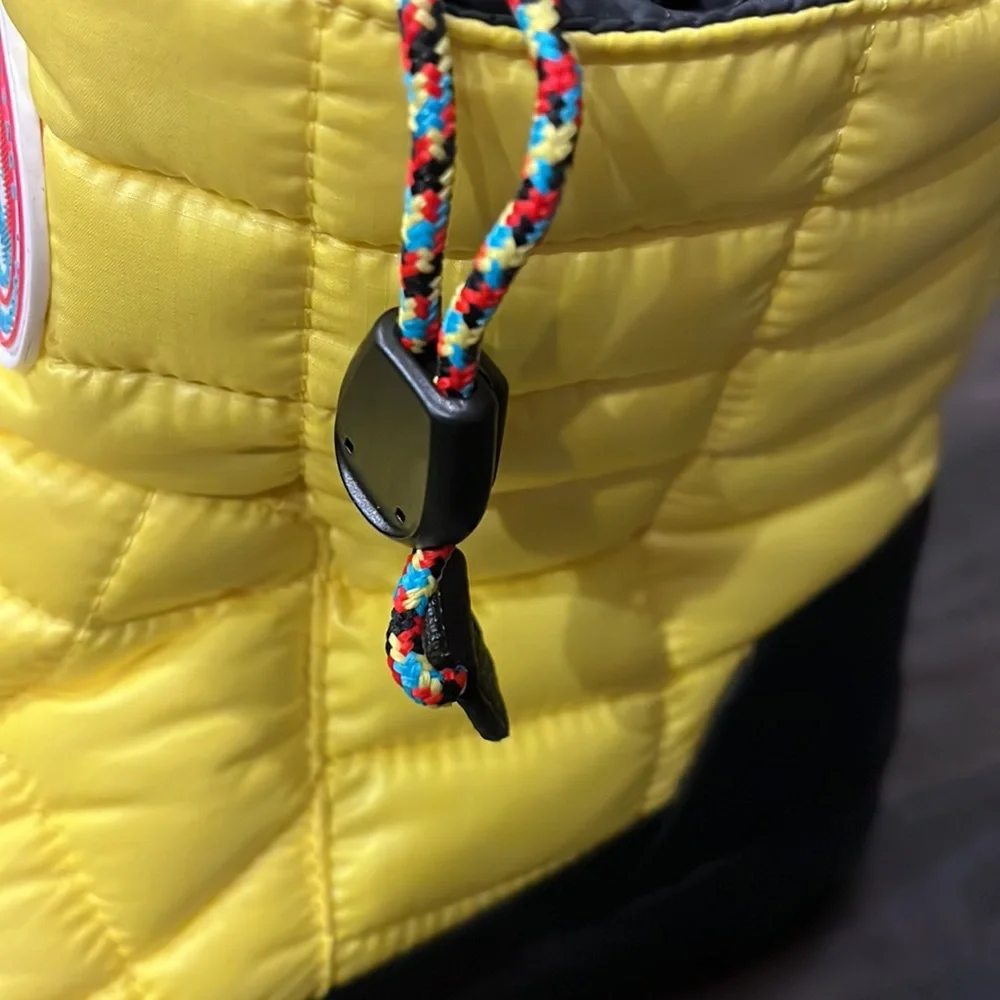 The North Face Yellow and Black Men's Rain & Snow Boots